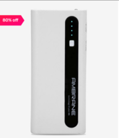 Ambrane P-1310 13000 mAh Power Bank Flat 80% off 