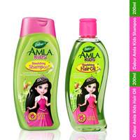Dabur Amla Kids Castle Pack (Combo of Hair Oil & Shampoo) - 400 ml