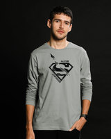 Superman Faster Stronger Full Sleeve T-Shirt 30% Off