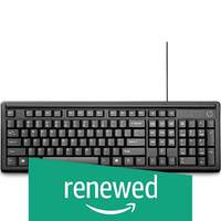 Renewed) HP 100 Wired USB Keyboard( Only 1 LEFT)