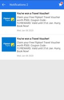 Flipkart sending travel vouchers for free