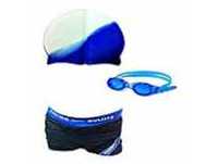 Aurion Swim-Cap-Goggle=Short Swimming Goggles, Shorts & Cap (Combo of 3) (Multicolour) Rs. 409 - Amazon