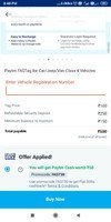Get flat 50rs Paytm cash on purchase of fastag from Paytm