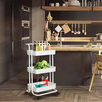 Ciplaplast : Kitchen Trolley with Wheels 3 Tier 