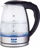 KENT 16052 Electric transparent kettle (1.8L silver, black)