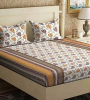 100 % Pure cotton Double Bedsheet