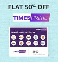Times Prime E-Gift Card | 50% OFF | ₹499.5