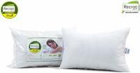 Recron Certified Dream Fibre Pillow - 41 cm x 61 cm, White, 2 Piece