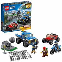 LEGO City Police Dirt Road Pursuit Building Blocks for Kids 5 to 12 Years (297 Pcs) 60172