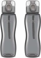Milton Rock Unbreakable Tritan Water Bottle Set, 750ml, Set of 2, Grey