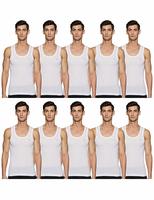Lux Cozi Men's Scented Vest (Pack of 10) (COZI_Scented_White_RN_10PC 95) 
