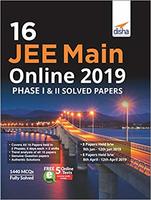 16 JEE Main Online 2019 Phase I & II Solved Papers with FREE 5 Online Tests