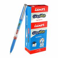 Luxor Liquiwrite Ball Pen Blue (20's Box) @ ₹ 102 & more luxor pens