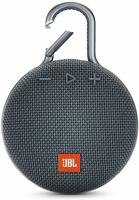 JBL Clip 3 Ultra-Portable Wireless Bluetooth Speaker with Mic (Blue)
