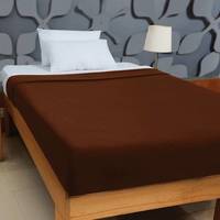 Flipkart SmartBuy Solid Single Fleece Blanket  (Polyester, Beige)