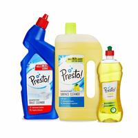 Presto Combo (Toilet Cleaner 1 L + Surface Cleaner 975 ml + Dishwash Gel 750 ml)