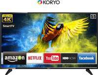Koryo 139.7 cm (55 inch) ultra HD 4k LED smart android TV 