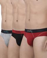  M - one8 by Virat Kohli Men's Brief (Pack of 3) at Rs.180