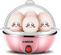 Nova Pink Electric Egg Boiler NEC1530 Egg Cooker (Pink, 7 Eggs)