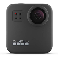 GoPro Max CHDHZ-201-RW 16.6 MP, Hero + 360 footage, 1080p Live Streaming, HyperSmooth and Superview, Action Camera