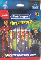 Cello Buttergel Superheroes Gel Pen Set - Pack of 10 (Blue) 