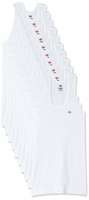 (Expired) (85 & 90 sizes) TT Men's Plain Cotton Vest (Pack of 10) Rs.355/-