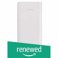Renewed) iBall 10000mAh Li-Polymer Slim Design Smart Charge Powerbank – LPS 10000 (White) @329

