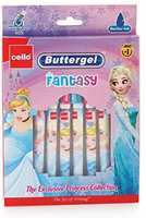Cello Buttergel Fantasy Gel Pen Set - Pack of 10 (Blue)