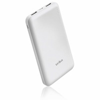 URBN 10000mAh Li-Polymer Power Bank with 2.1 Amp Fast Charge, Type C & Micro Input and Ultra IHD  Compact Slim Body with BIS Certification (White)@549

