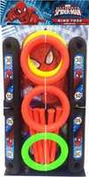 Marvel Spiderman plastic Ringtoss set for kids of age 3 to 8 in PVC packing for easy storage  (Multicolor)