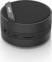 Philips BT40 Portable Bluetooth Speaker (black, Mono channel)