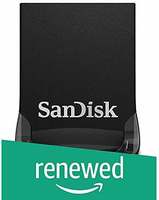 (Renewed) SanDisk SDCZ430-032G-I35 Ultra Fit 3.1 32GB USB Flash Drive (Black)