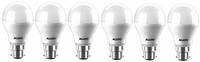 Agaro Base B22 9-Watt LED Bulb (Pack of 6, White