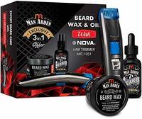 Man Arden Complete 3 in 1 Beard Kit With 7X Beard Oil & Beard Wax + NOVA Hair Trimmer - Exclusive Offer