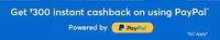 Flat 30% Upto Rs 300 Cashback on Ur 1st PayPal Payment above Rs 999 on Hopscotch