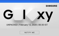 Galaxy S20 Series launch - Feb 12 - 00.30 IST