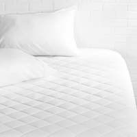 AmazonBasics Hypoallergenic Quilted Lightweight Mattress Topper, 18" Deep (Full, White)

