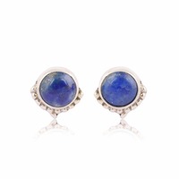 925 Sterling Silver Rhodium Plated Stud Earrings For Women Jewellery At 280rs - Must Buy