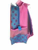 Eat Play Care Kid's DIY Nylon Building Blocks School Backpack for Nursery to Grade 1 Children (Green -Blue)

