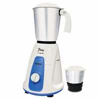 Inalsa Polo 550-Watt Mixer Grinder with 2 Jars, (White/Blue

