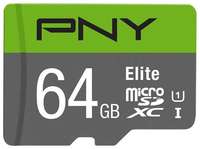 PNY (PFUD0641U1R100-BR20) 64 GB Class 10 Micro SD Memory Card 