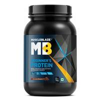MuscleBlaze Beginner's Whey Protein Supplement (Chocolate, 1Kg)