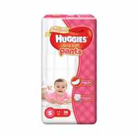 {Lighting Deal} Huggies Ultra Soft Pants Diapers for Girls, Small (Pack of 36)
