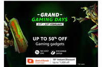 Amazon Grand Gaming Days Upto 50% off + 10% off via bank of Baroda card (21st - 23rd)