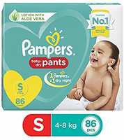 Pampers New Diapers Pants, Small, 86 Count