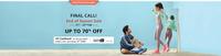 Amazon End of Season Sale 21-23 Feb :- Up to 70% off + Extra 10% Cashback on Shopping above Rs.2000
