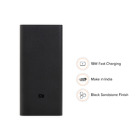 20000mAh Mi Power Bank 2i Black