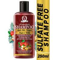 Vital Organics Sulphate Free Shampoo With Apple Cider Vinegar, Argan Oil, Biotin for Thick, Soft and Healthy Hair

