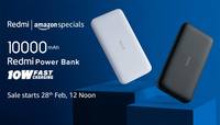 Redmi power banks @ Amazon on 28th Feb 12 Noon