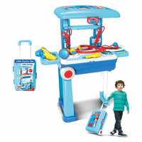Popsugar 2 in 1 Doctor Set Trolly Toy for Kids

